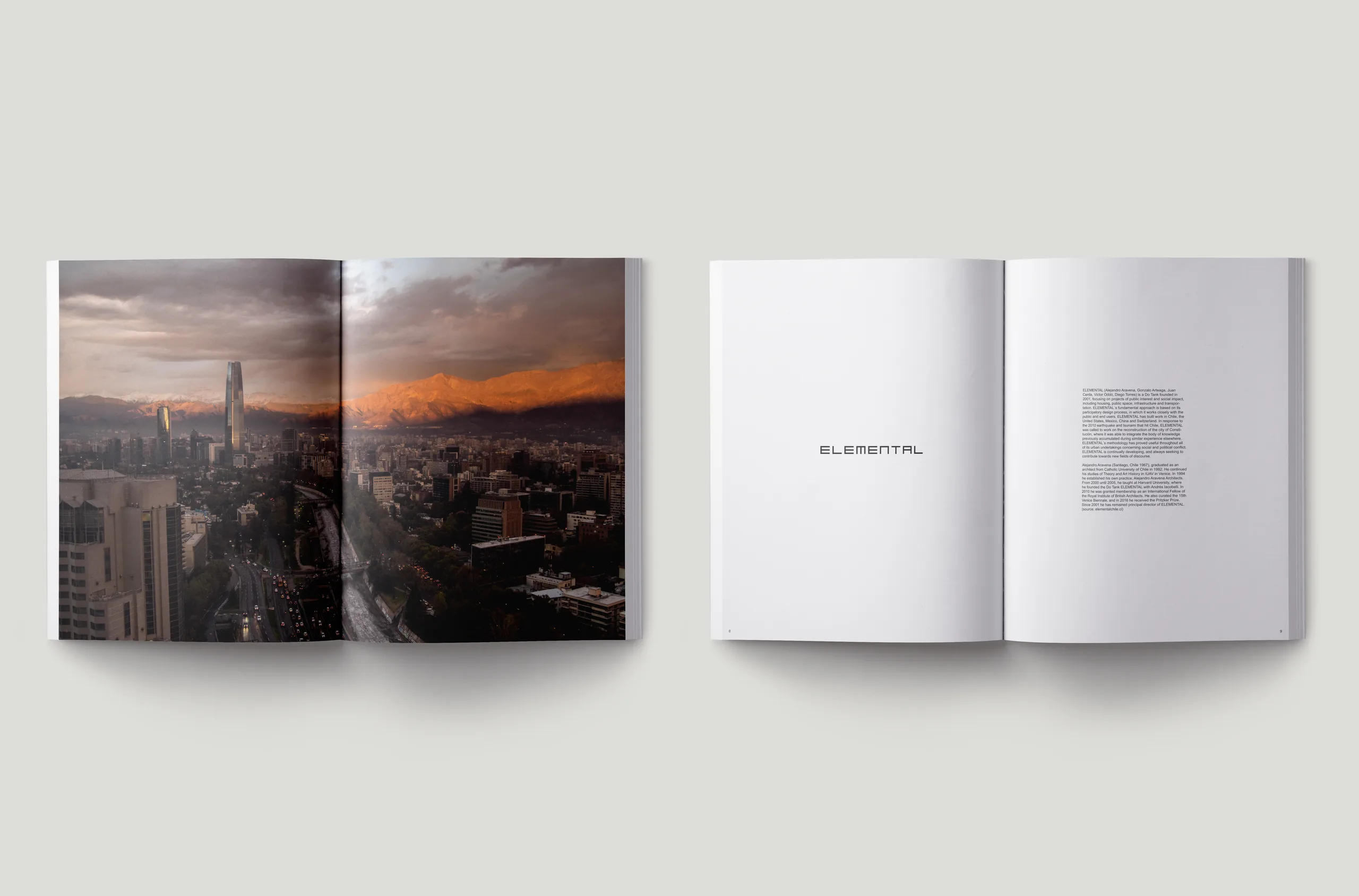 Victor + ELEMENTAL, album spread 1