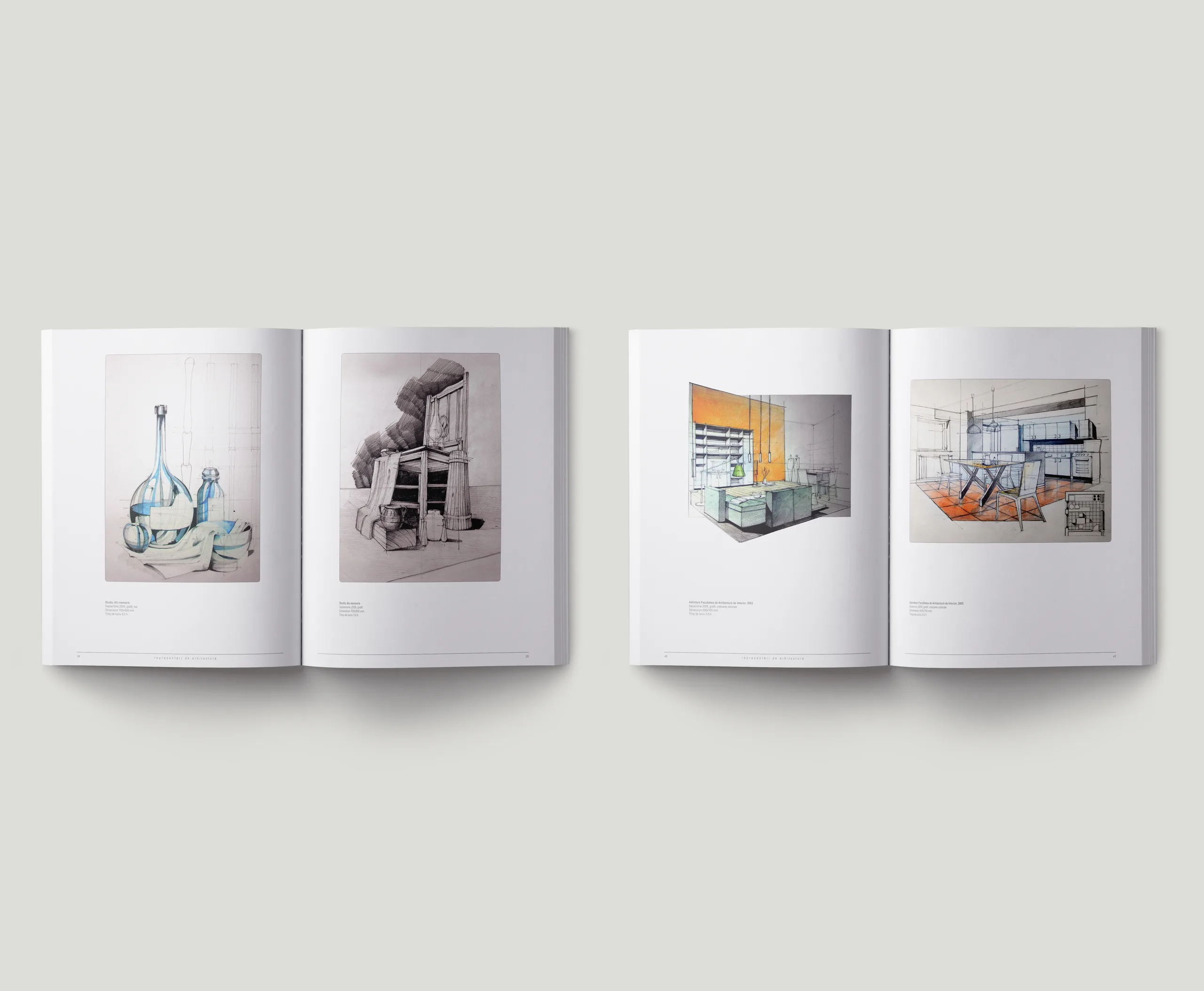Architecture and Illustration, publication spreads 2