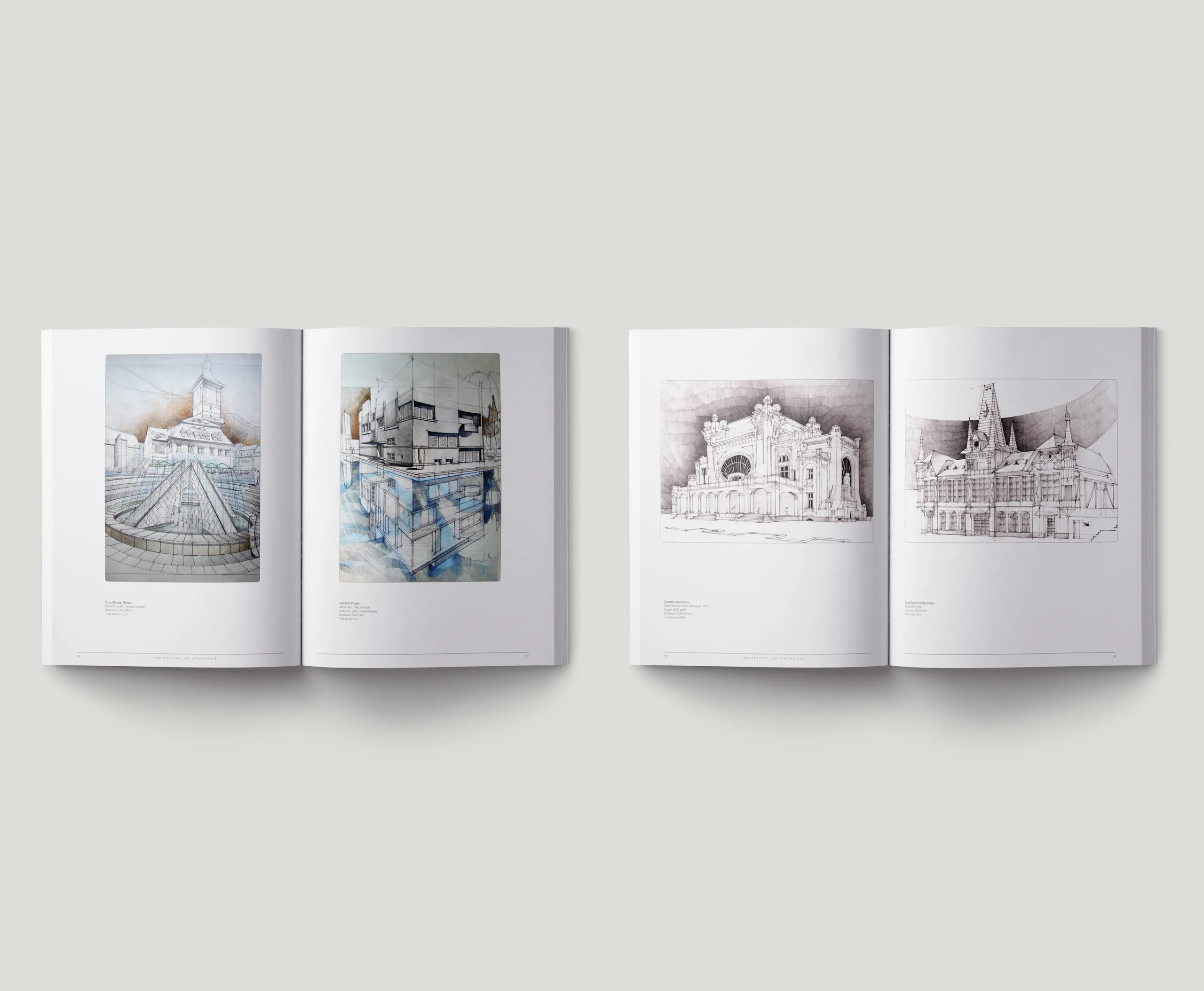 Architecture and Illustration, publication spreads 3