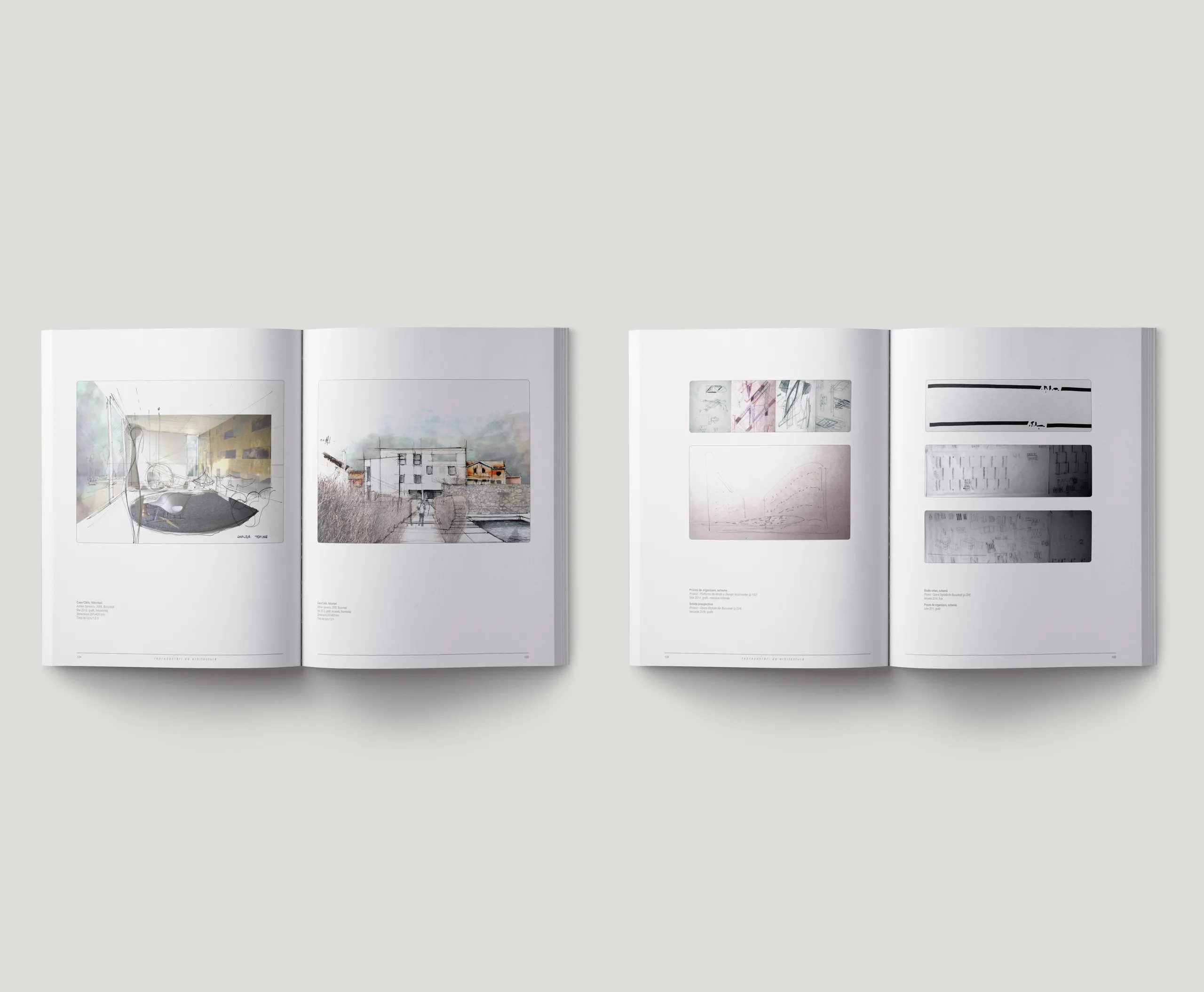Architecture and Illustration, publication spreads 4